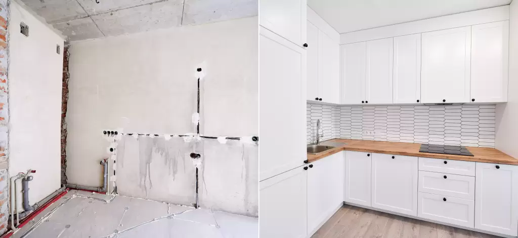 Antes y después de Reforma de cocina en el Maresme, Barcelona